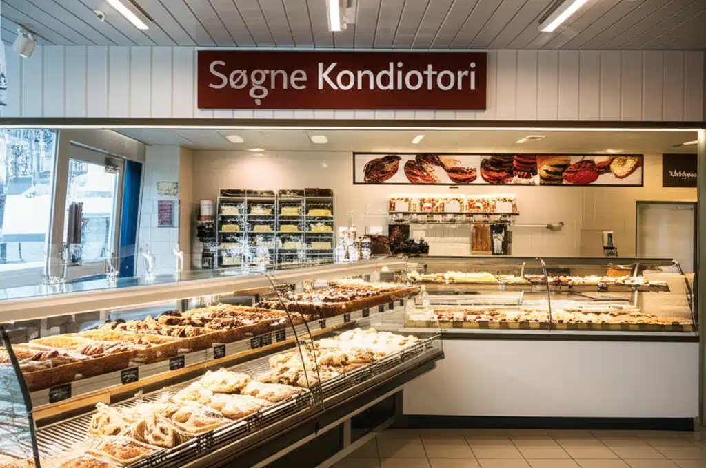 Søgne Konditori 1 Søgne Konditori: Deilig bakverk og kaffe i et hyggelig miljø