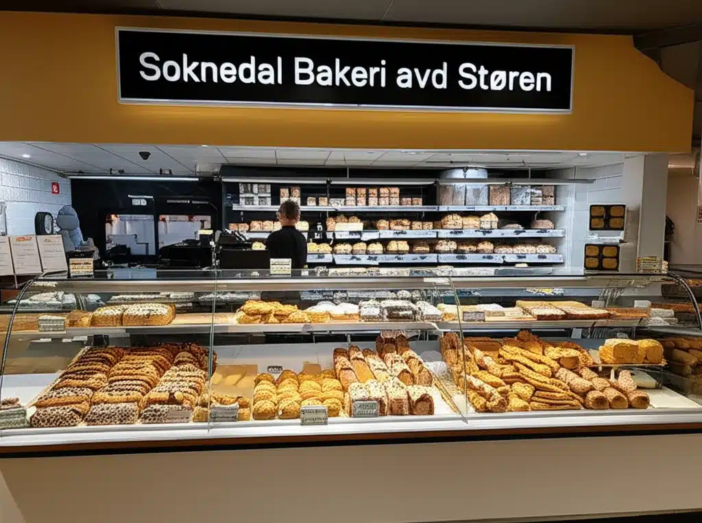 Soknedal Bakeri avd Støren 1 Soknedal Bakeri Støren: Nyslåtte bakverk og brød