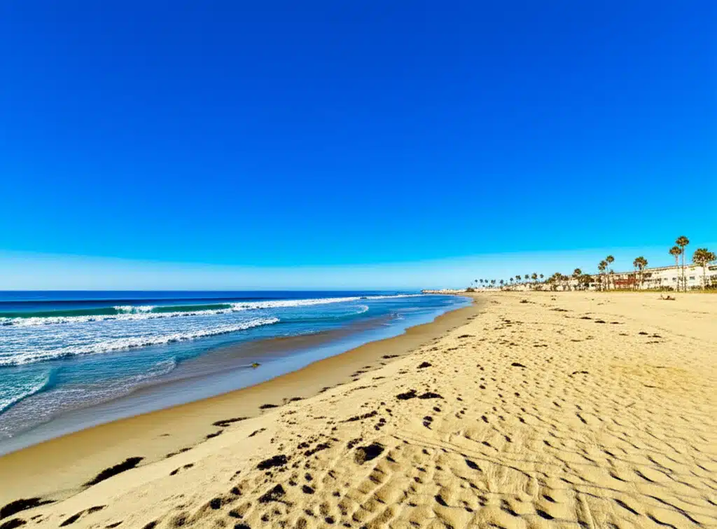 Silver Strand State Beach 1 Sølvstranda State Beach: En vakker strand i California