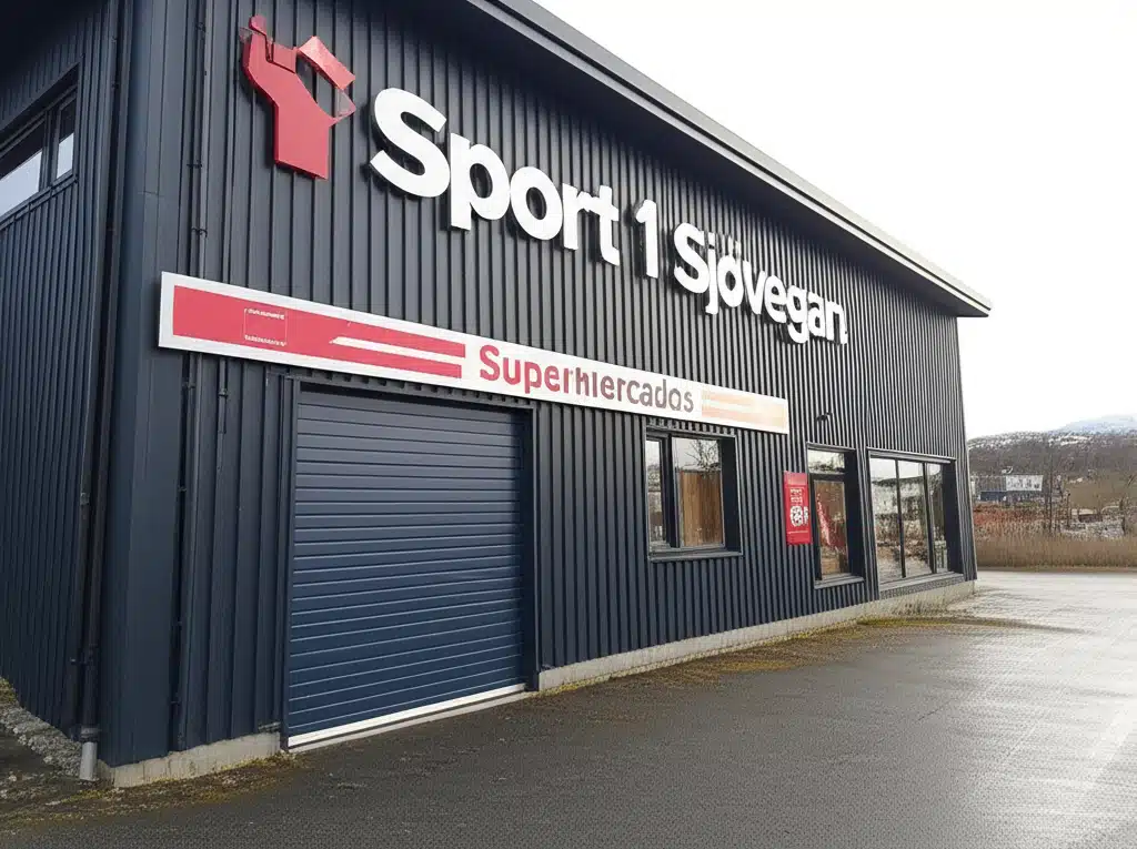 Sport 1 Sjøvegan: Fotballkamp på gressbane i norsk landsby