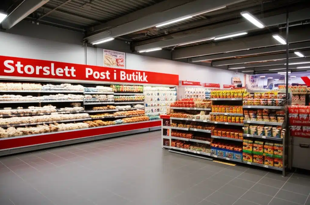 Storslett Post i Butikk 1 Storslett Post i Butikk: Posttjenester og Mer i Sentrum