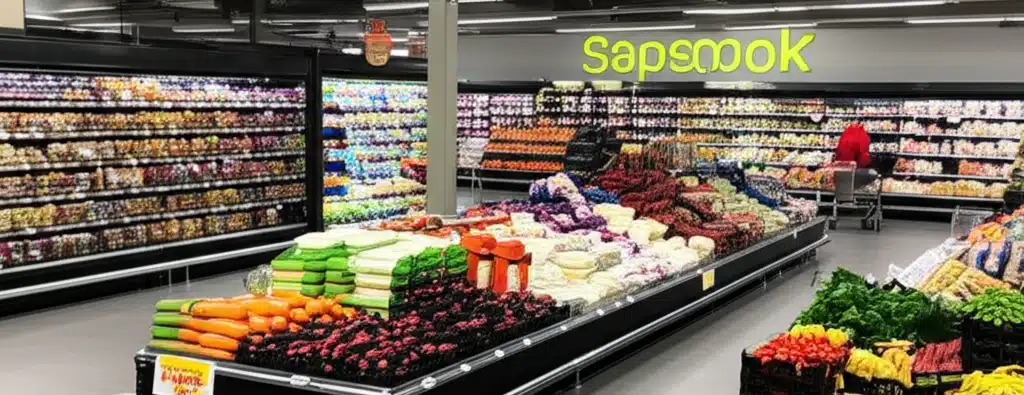Supermarket i Åsnes kommune med dagligvarer og tilbud