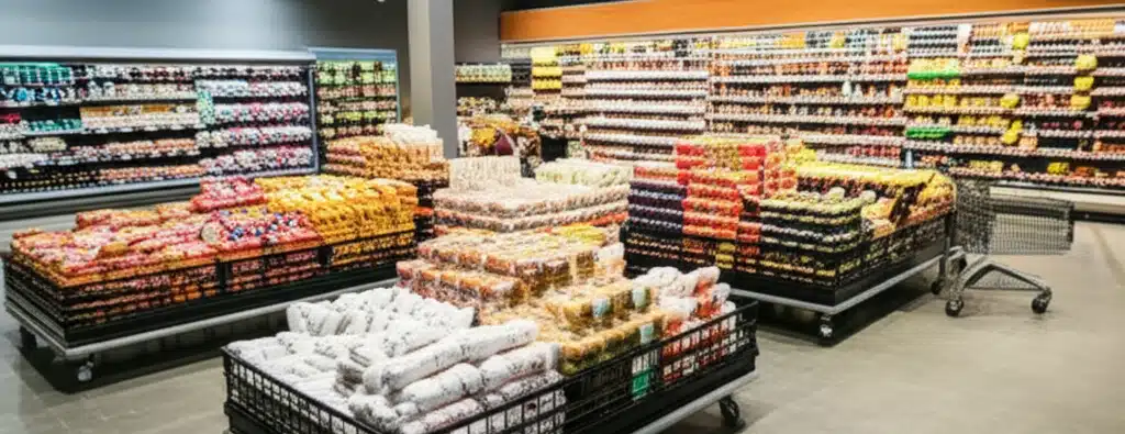 Supermarket på Farnes sentrum