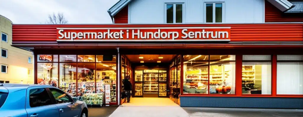 Supermarket i Hundorp Sentrum