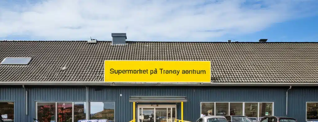 Supermarket på Tranøy sentrum