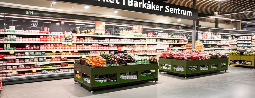 Supermarket i Barkåker Sentrum