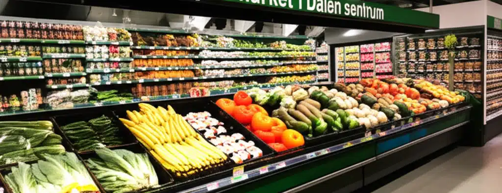 Supermarket i Dalen sentrum