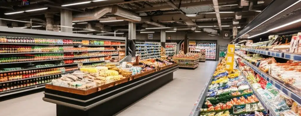 Supermarket i Fossbergom Sentrum