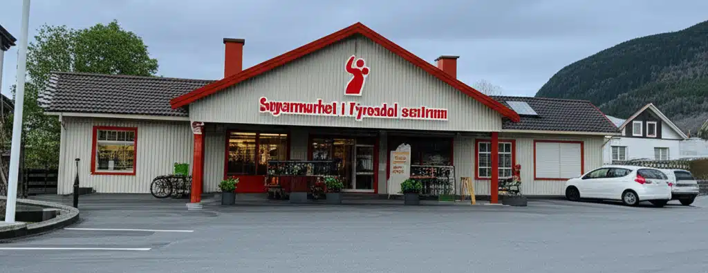 Supermarket i Fyresdal sentrum