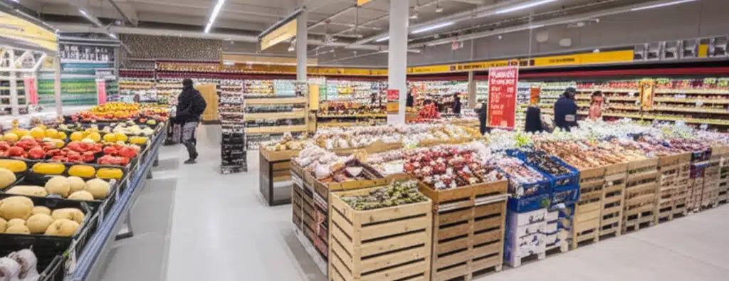 Supermarket i Granvin sentrum
