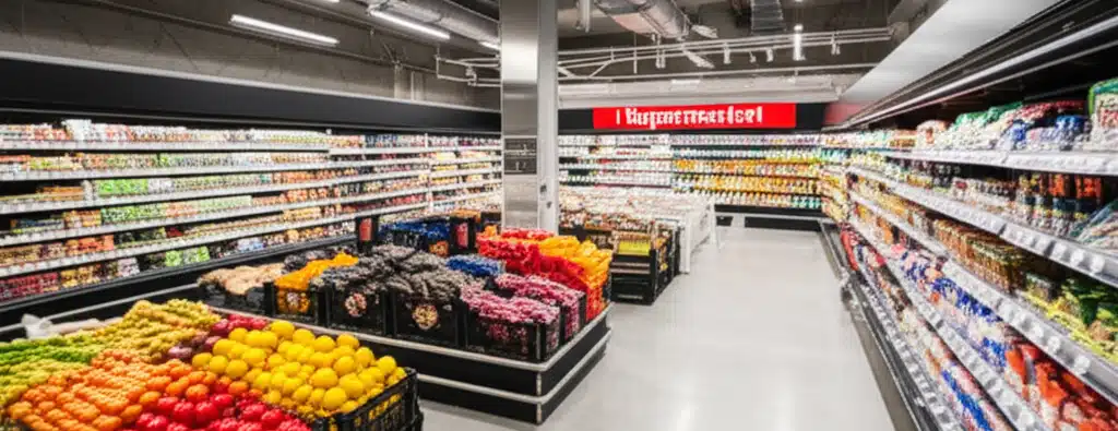 Supermarket i Gratangen sentrum