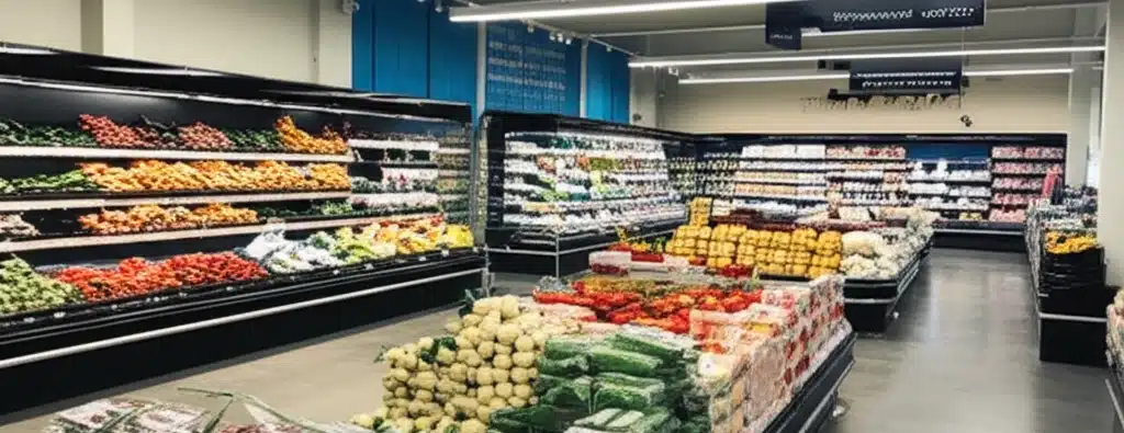 Supermarket i Grong sentrum