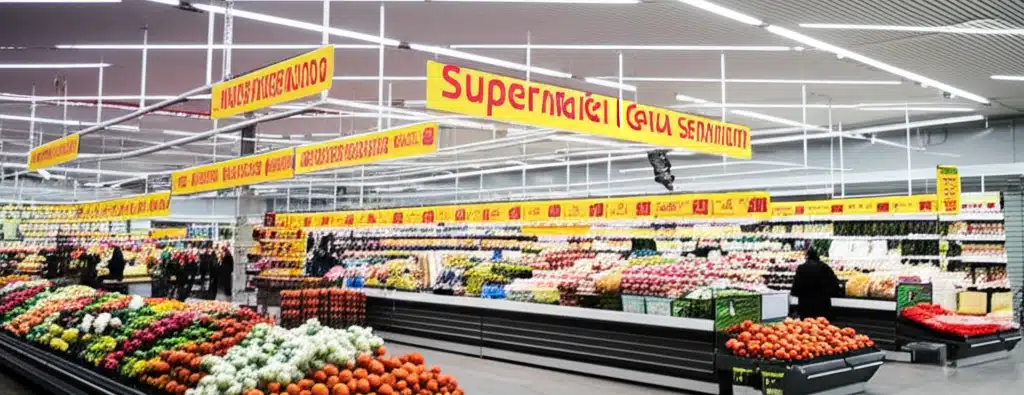 Supermarket i Grua sentrum