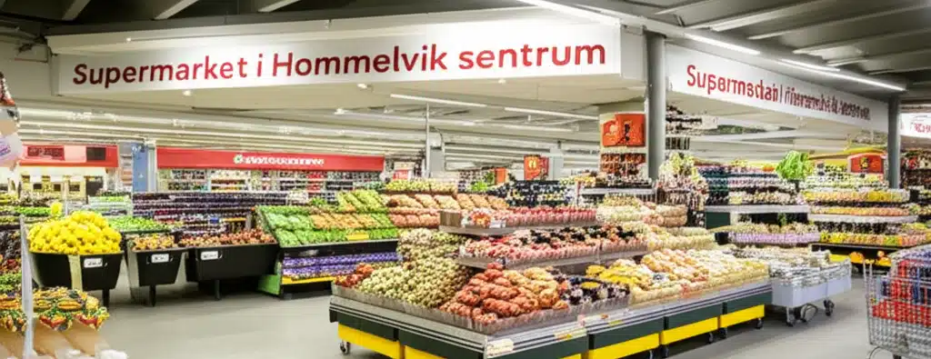 Supermarket i Hommelvik sentrum