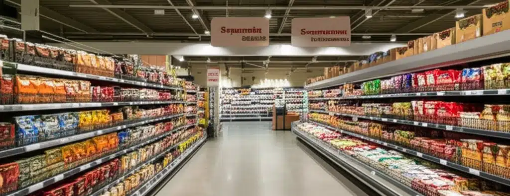 Supermarket i Høylandet sentrum