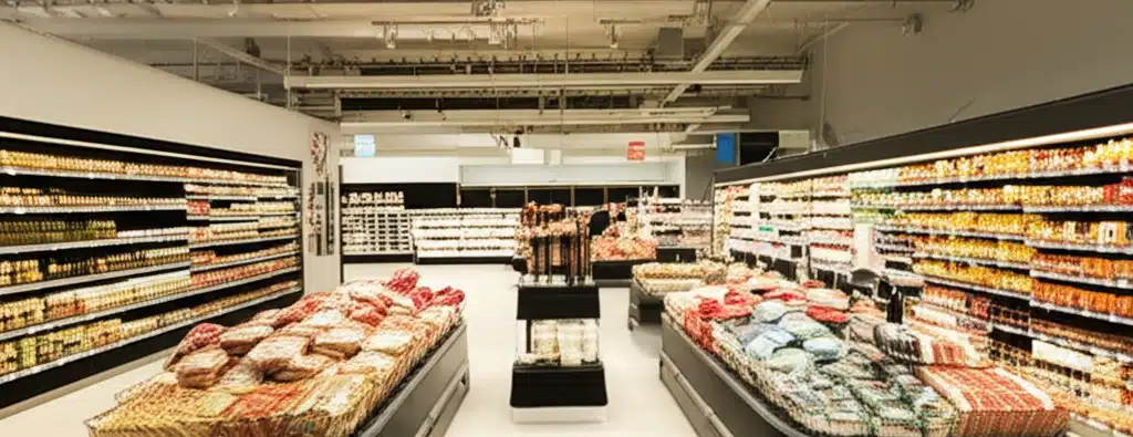 Supermarket i Hyllestad sentrum