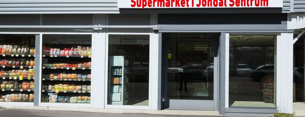 Supermarket i Jondal sentrum