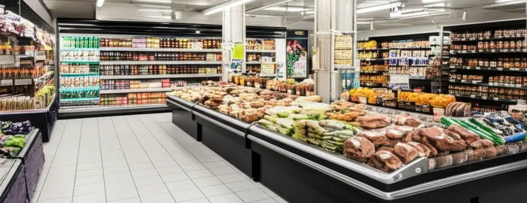 Supermarket i Lebesby sentrum