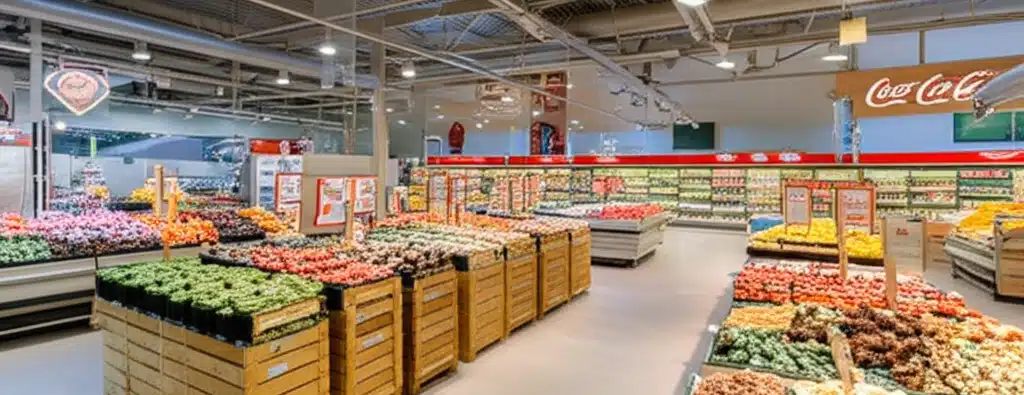 Supermarket på Lena sentrum