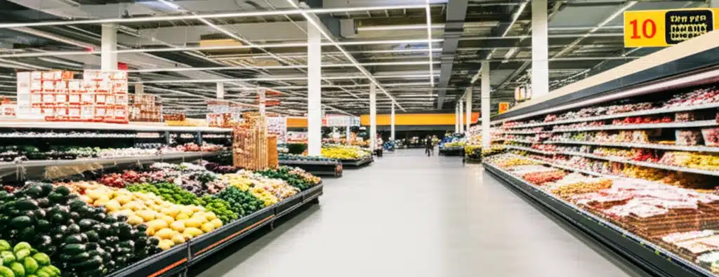 Supermarket i Lenvik sentrum