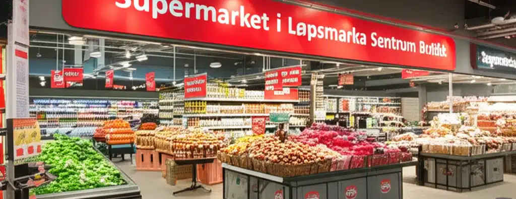 Supermarket i Løpsmarka Sentrum Butikk