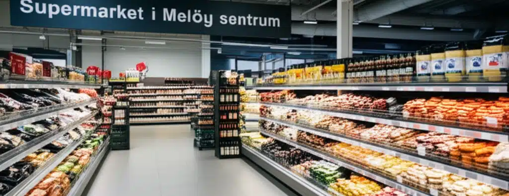 Supermarket i Meløy sentrum