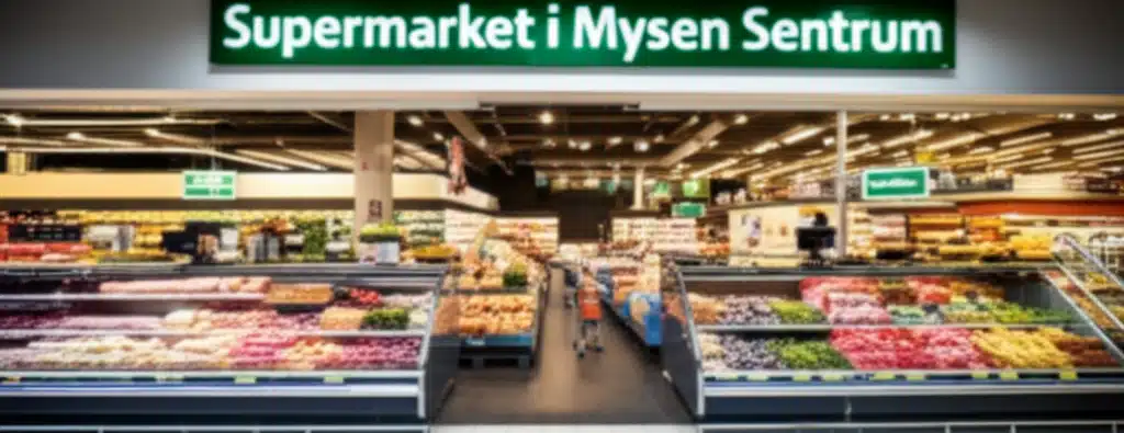 Supermarket i Mysen Sentrum