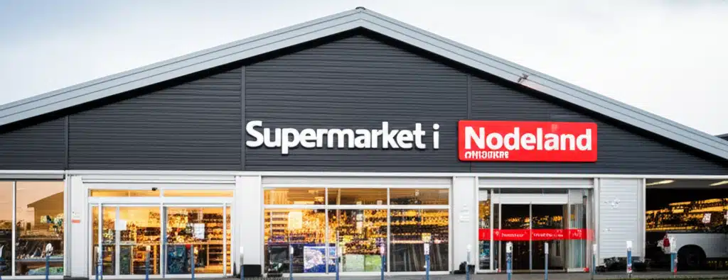 Supermarket i Nodeland sentrum