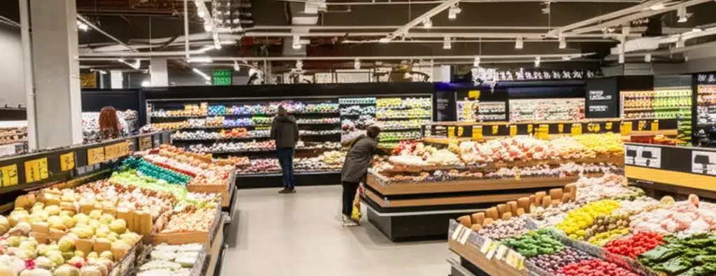 Supermarket i Os sentrum med stort utvalg