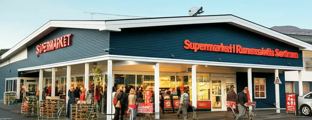 Supermarket i Ranemsletta Sentrum