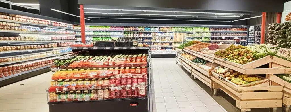 Supermarket i Rena sentrum