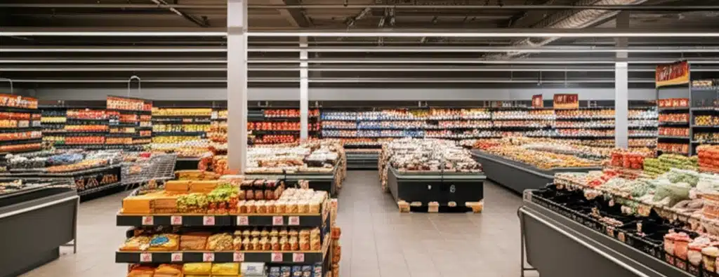 Supermarket i Sagvåg sentrum
