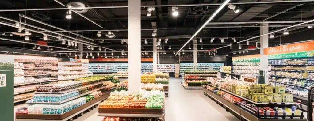 Supermarket i Sande Sentrum