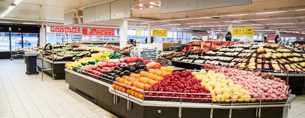 Supermarket i Sandnessjøen sentrum