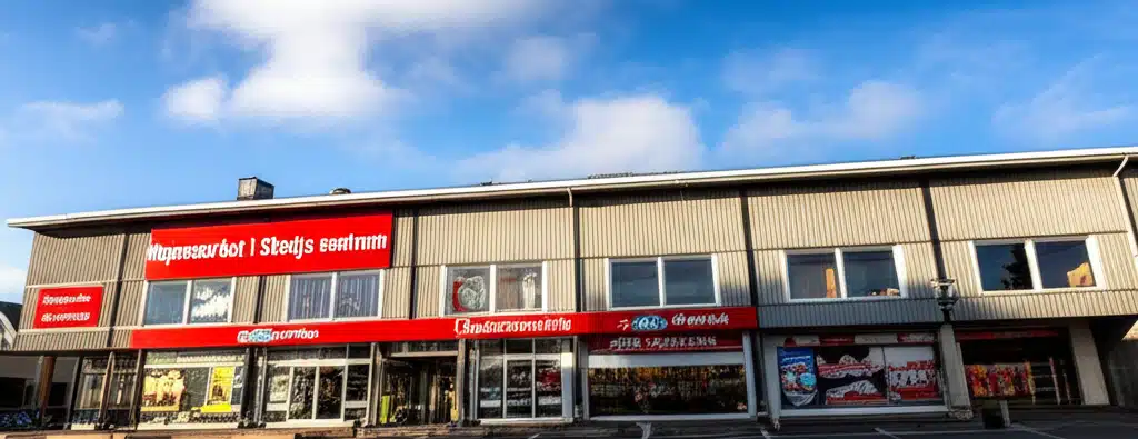 Supermarket i Skodje sentrum