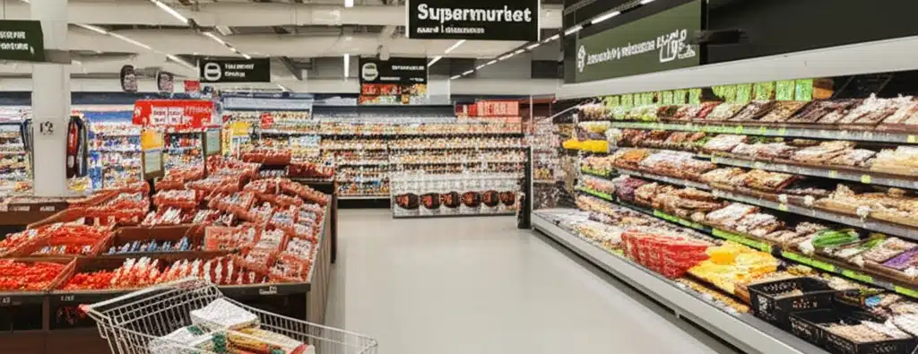 Supermarket i Skotterud sentrum