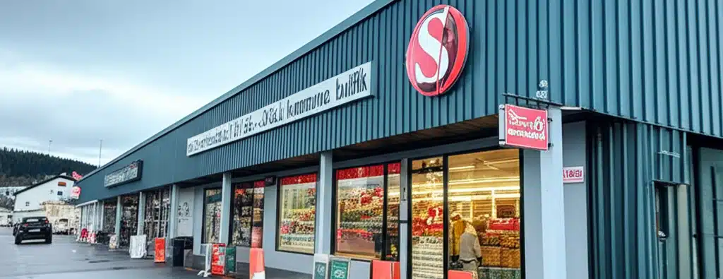 Supermarket i Sør-Odal kommune nær butikk