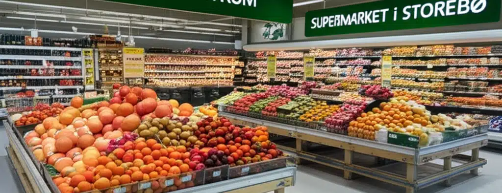 Supermarket i Storebø sentrum