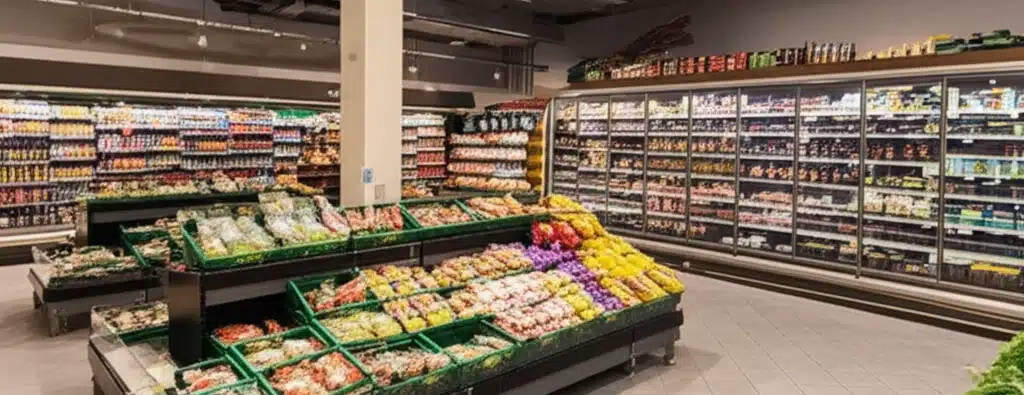 Supermarket i Tomter sentrum