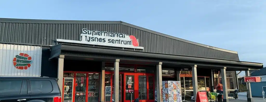 Supermarket i Tysnes sentrum