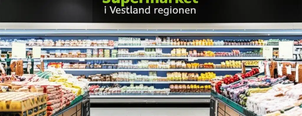Supermarket i Vestland regionen