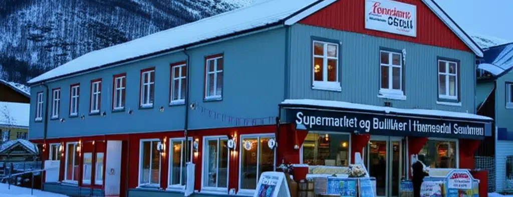 Supermarket og Butikker i Hemsedal Sentrum