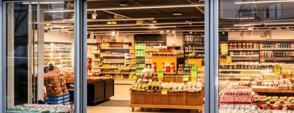 Supermarket og dagligvarebutikk i Kragerø sentrum