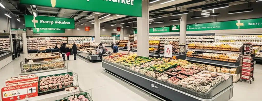 Supermarket og dagligvarebutikk på Nordstranda