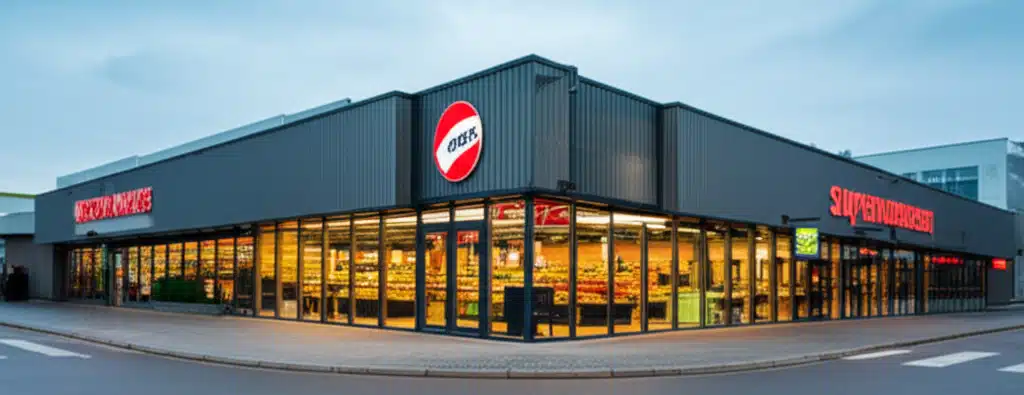 Supermarket og dagligvarebutikker i Jessheim sentrum