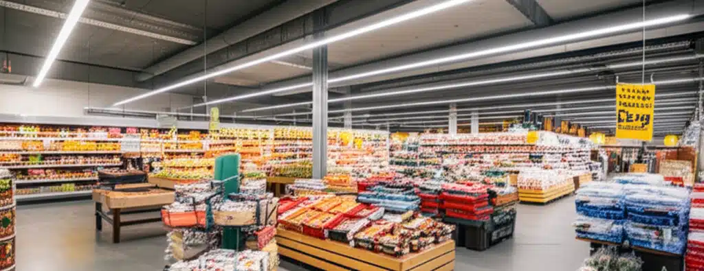Supermarket og dagligvarehandel i Noresund sentrum