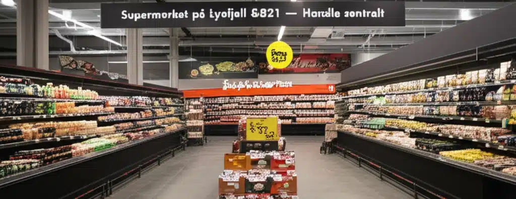 Supermarket på Lyefjell – Handle sentralt
