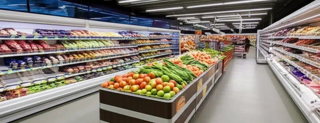Supermarket og dagligvare i Skui sentrum