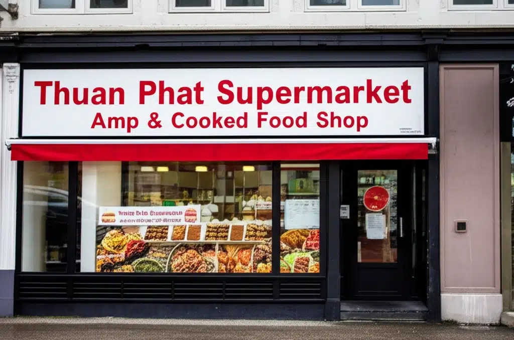 Thuan Phat Supermarket & Cooked Food Shop 1 Thuan Phat: Asiatisk Matvarebutikk & Klarmat i Norge