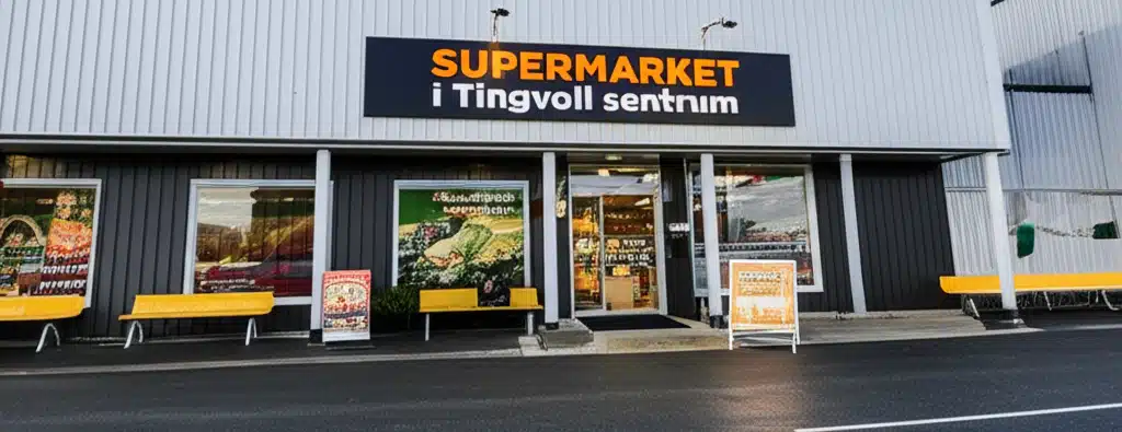 Supermarket i Tingvoll sentrum